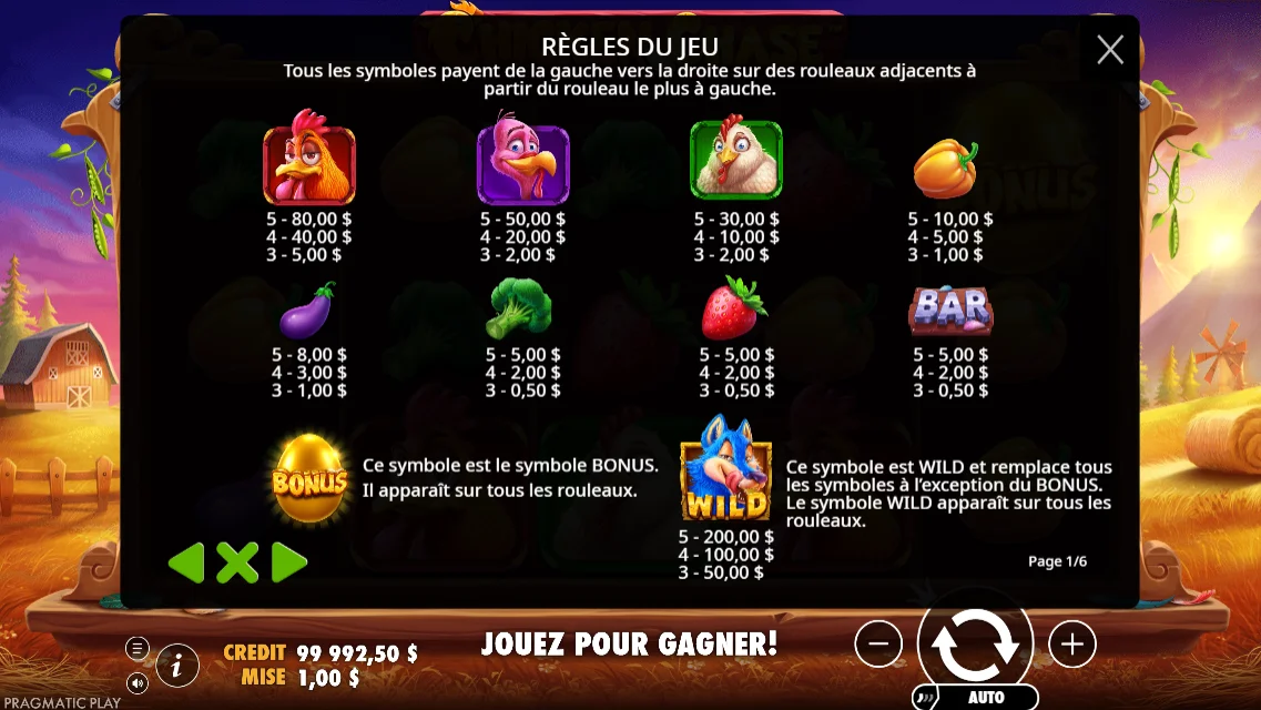 Chicken Chase Jeu Demo