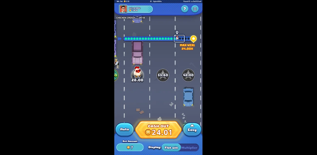 Chicken Crossy Jeu