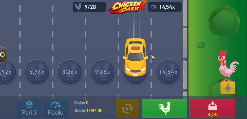 Chicken Dash Demo Jeu
