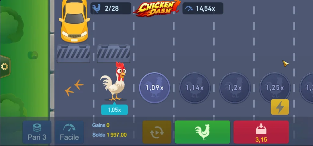Chicken Dash Jeu Demo