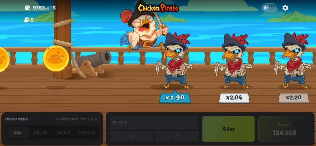 Chicken Pirate Jeu Demo
