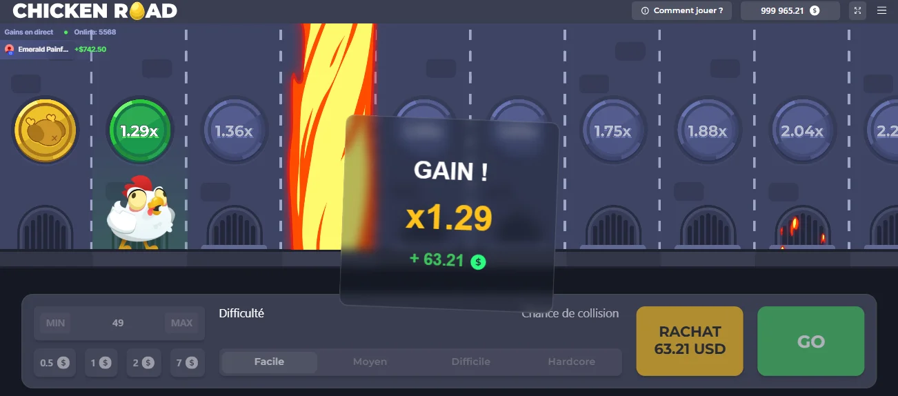 Chicken Road Demo Jeu