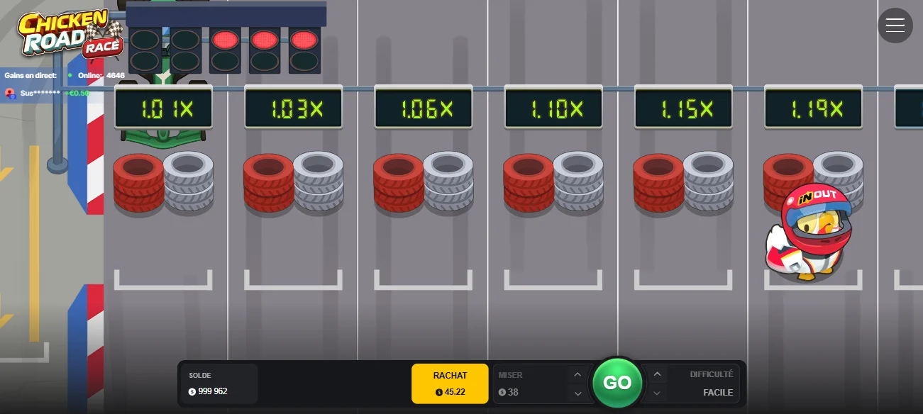 Chicken Road Race Jeu Demo