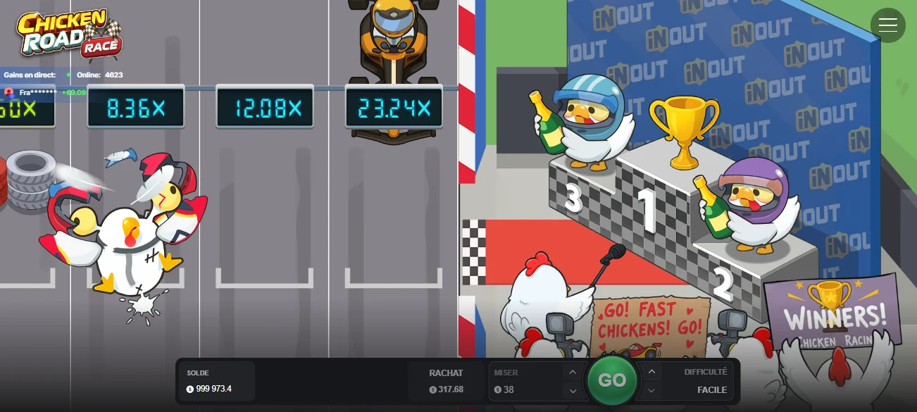 Chicken Road Race Jeu