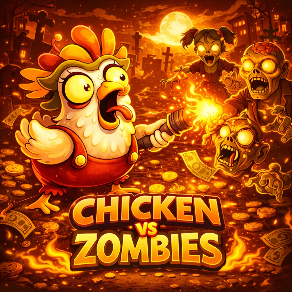 Chicken vs Zombies Logo
