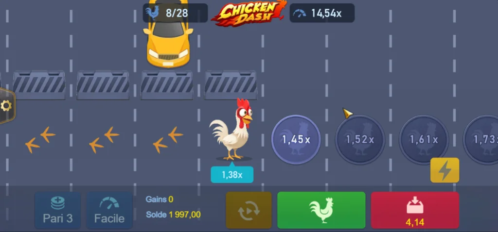 Demo Jeu Chicken Dash