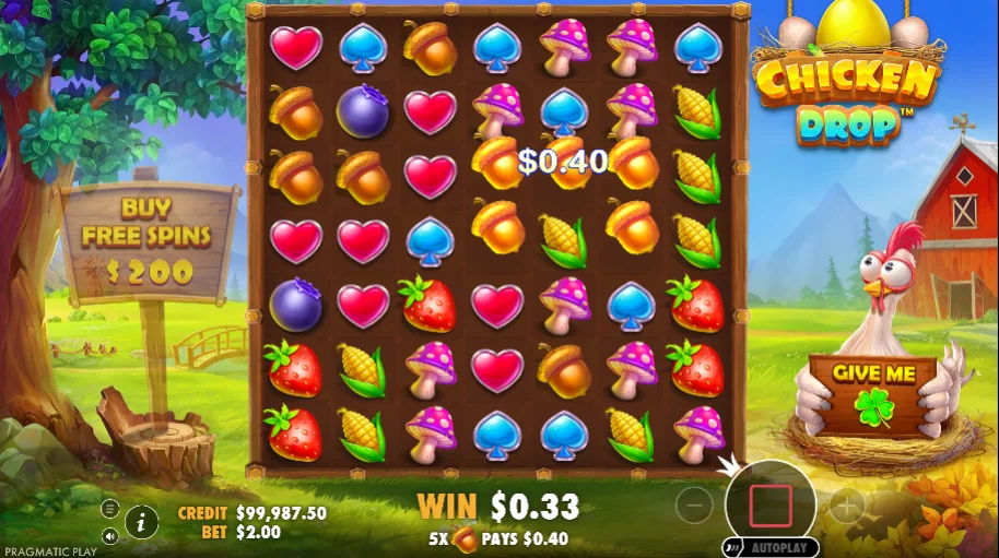 Demo Jeu Chicken Drop