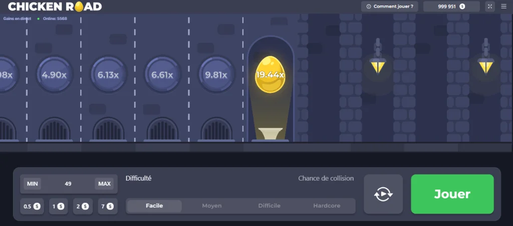 Demo Jeu Chicken Road