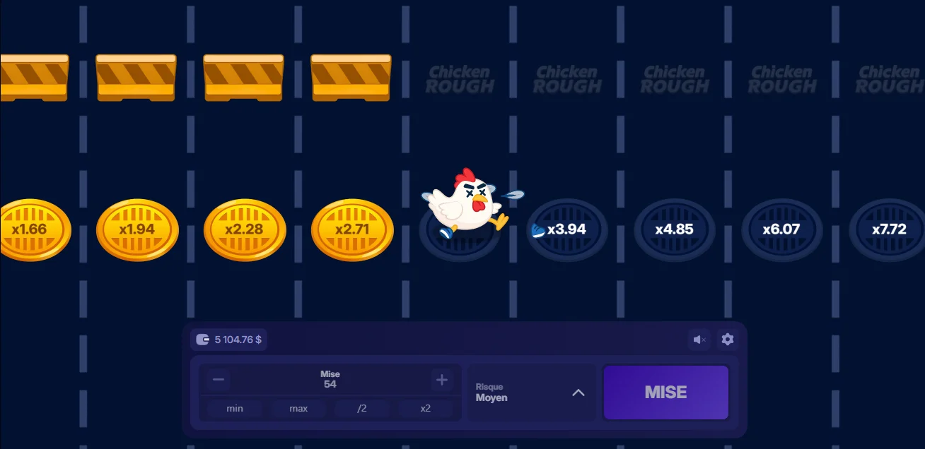 Demo Jeu Chicken Rough