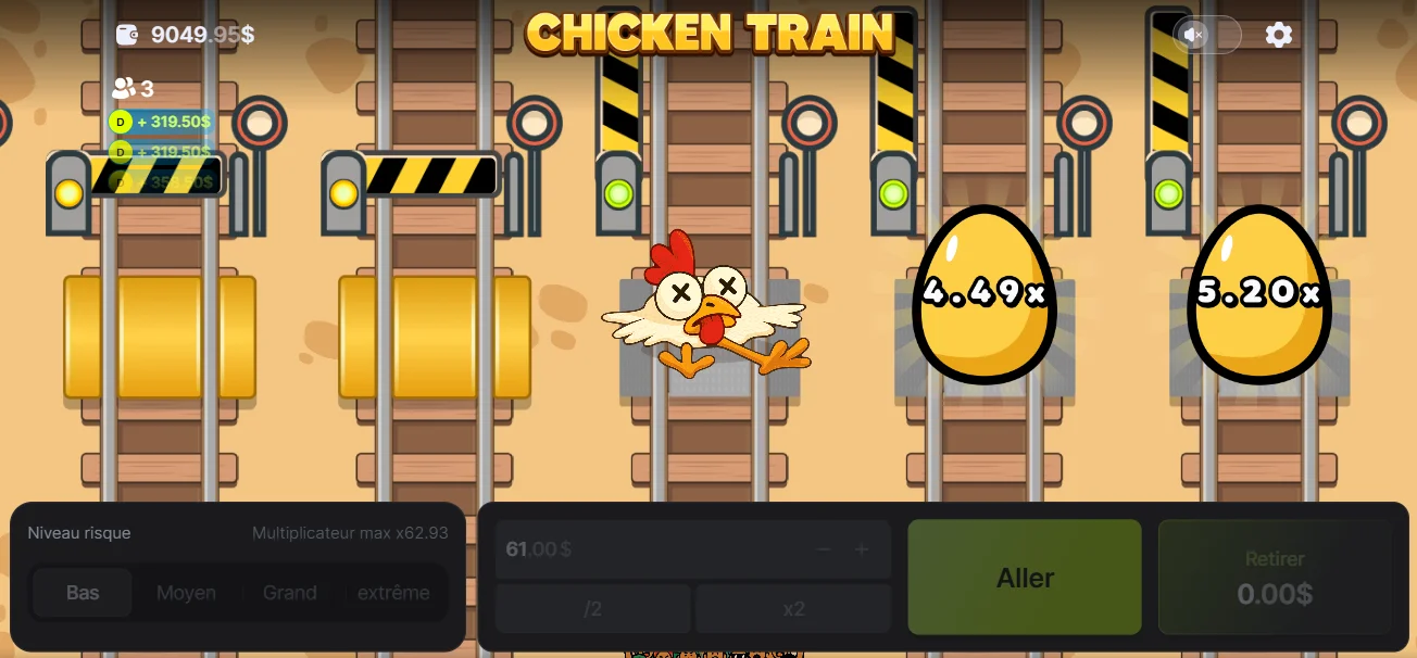 Demo Jeu Chicken Train