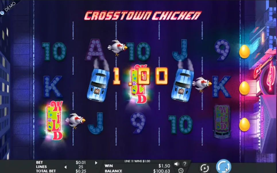 Demo Jeu Crosstown Chicken