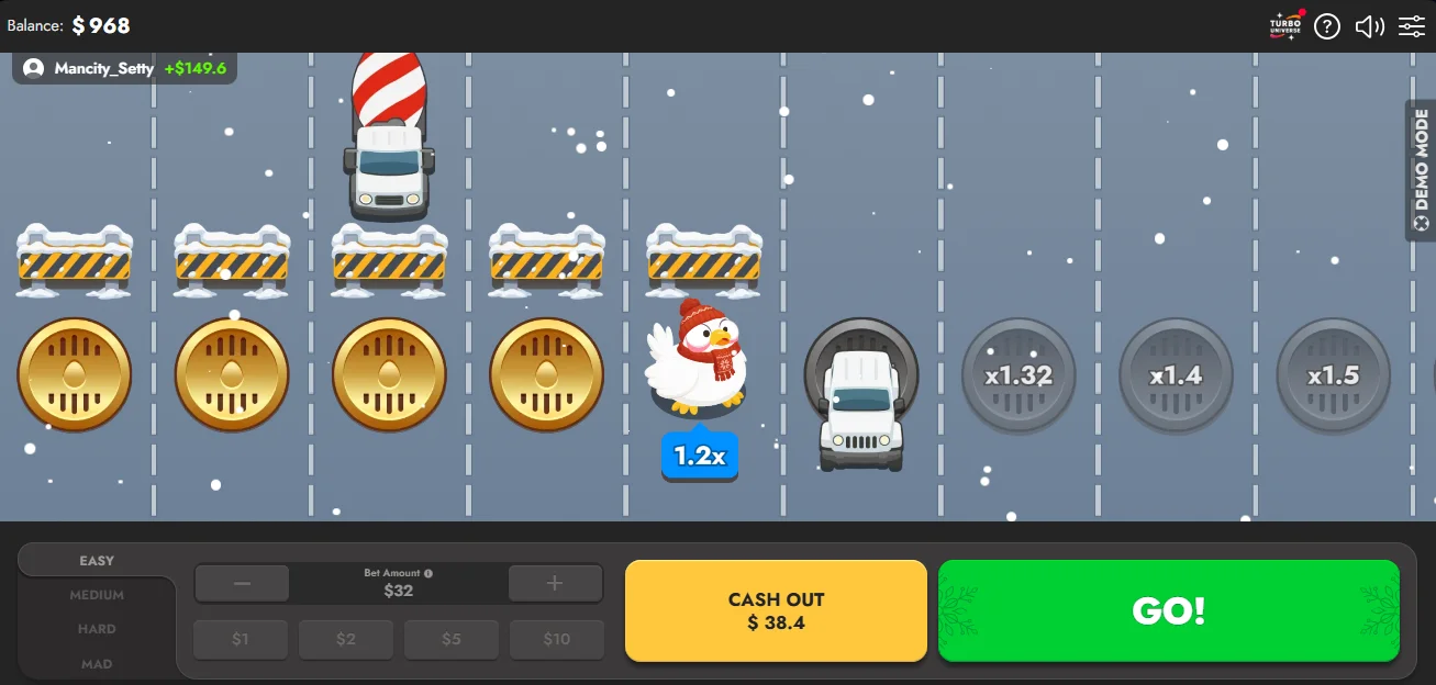 Jeu Chicken Route