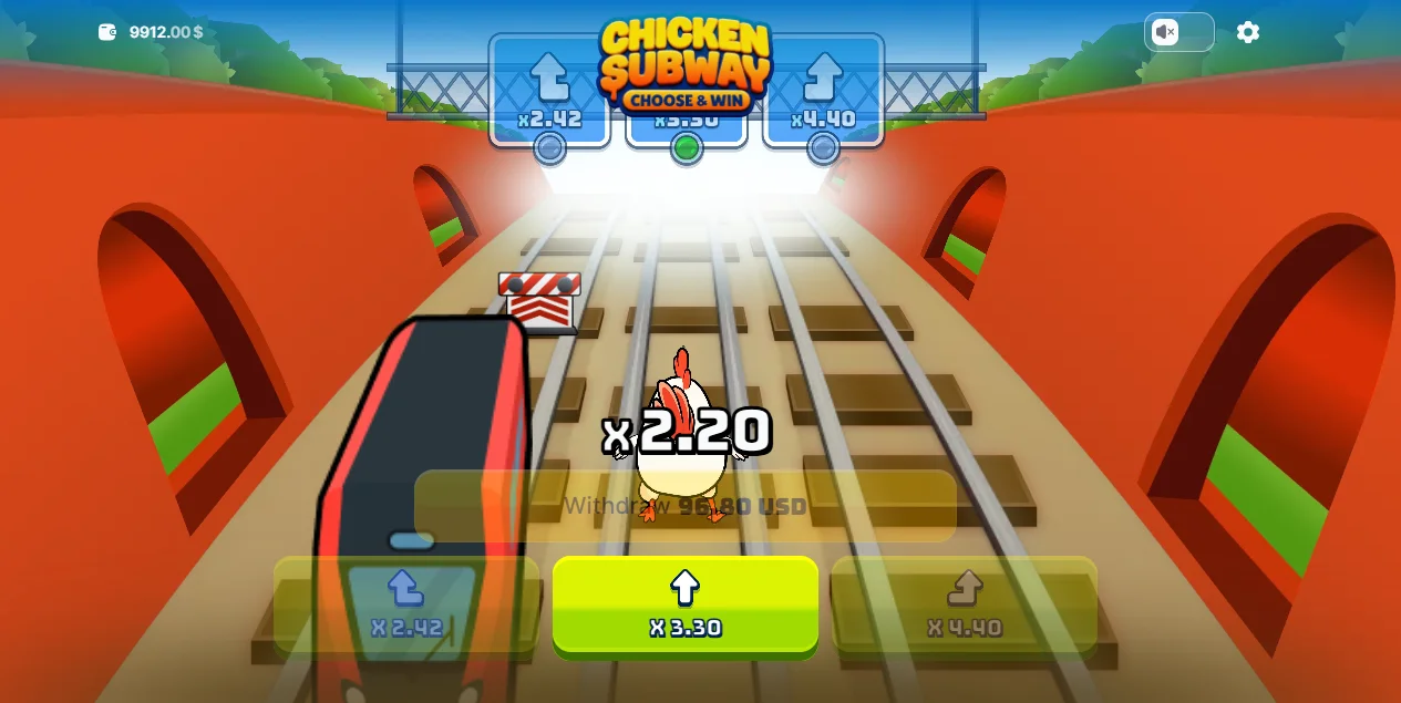 Jeu Chicken Subway