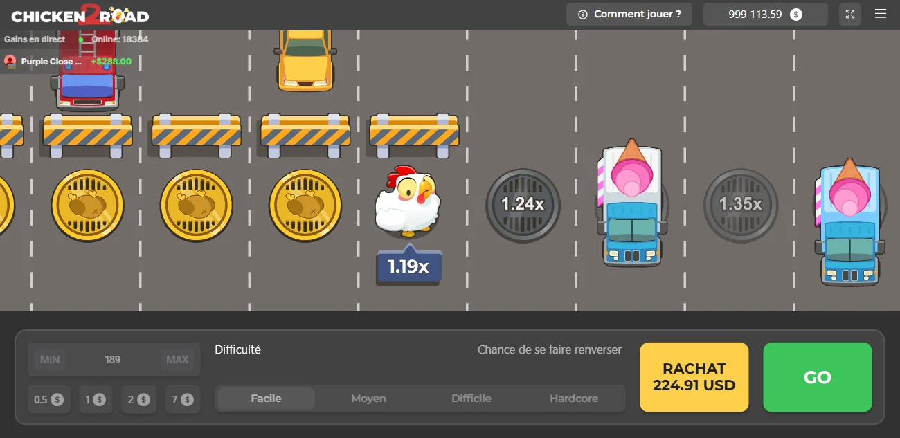 Jeu Demo Chicken Road 2