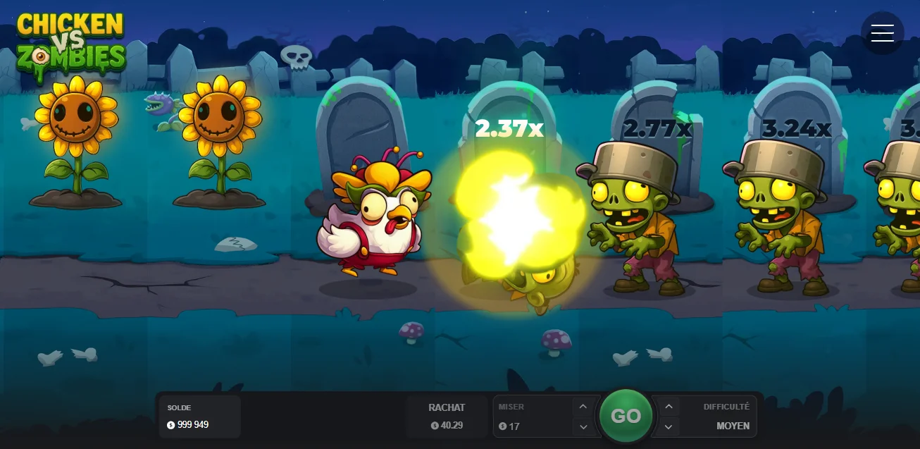 Jeu Demo Chicken vs Zombies