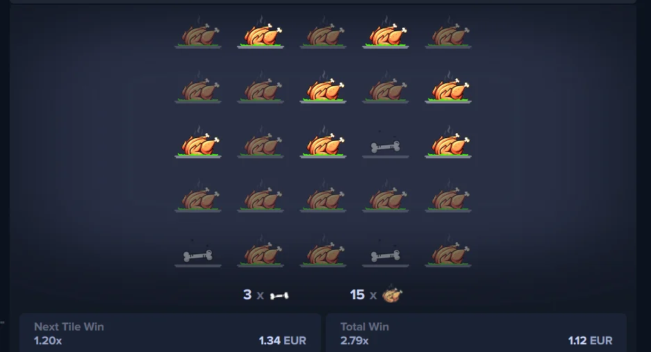Jeu Demo MyStake Chicken