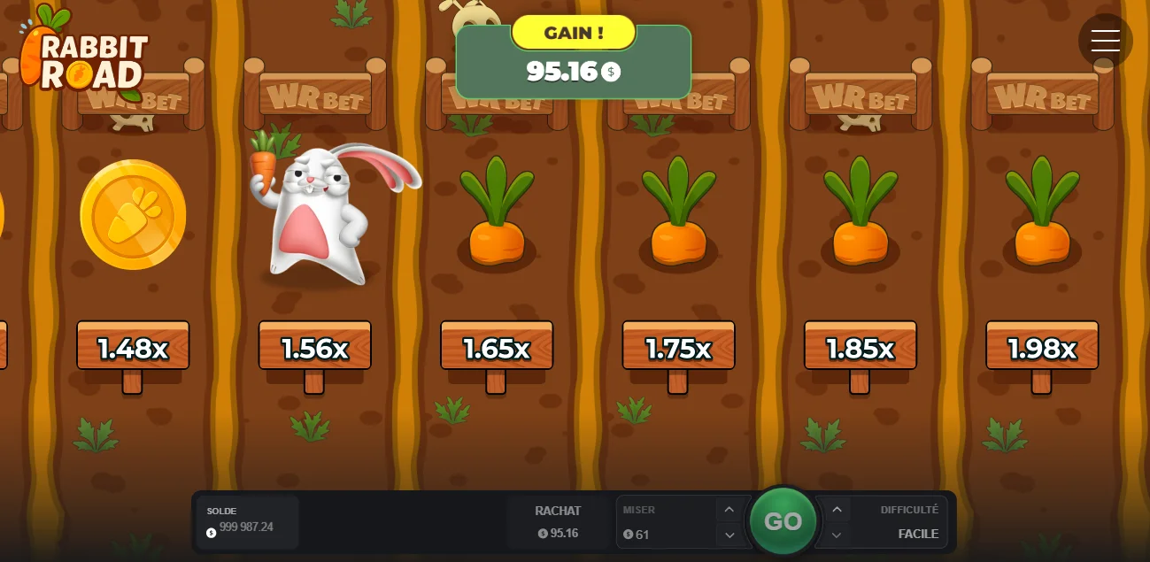 Jeu Demo Rabbit Road