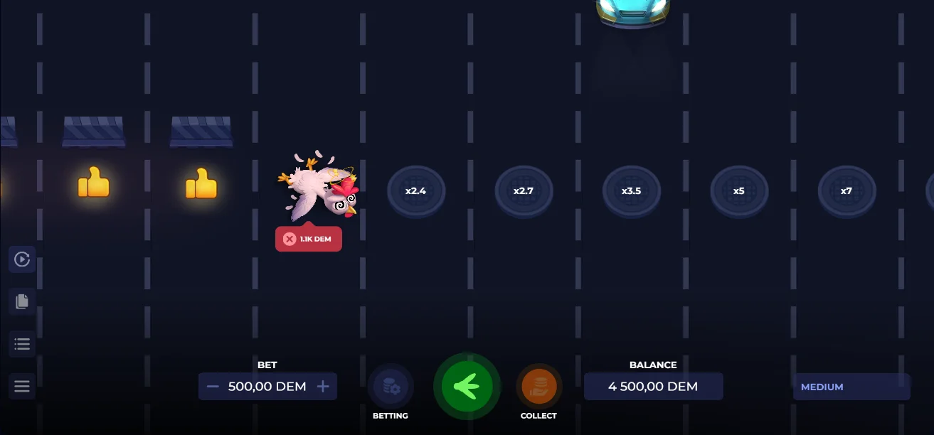 Uncrossable Rush Demo Jeu